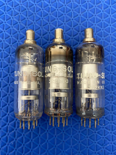 3 Tung-Sol 1X2 1X2A 1X2B Vacuum Tubes Valves NOS NIB Lot Of Three