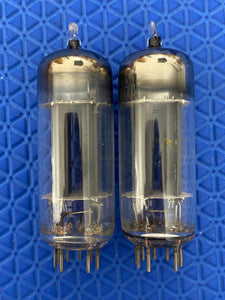 Matched Pair Westinghouse 12BH7 12BH7A Vacuum Tubes Valves NOS-Testing
