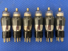 Load image into Gallery viewer, 6 Sylvania Type / Number 58 #58 Vacuum Tubes Valves Engraved Stamped Base Lot Of Six

