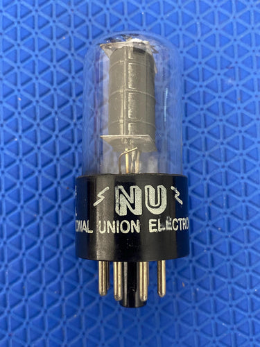 National Union NU 6K6 6K6GT Black Plate Vacuum Tube Valve NOS NIB