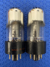 Load image into Gallery viewer, Matched Pair Sylvania 6K6 6K6GT Vacuum Tubes Valves Silver Tops
