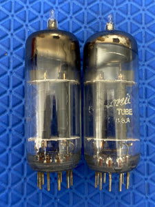 Matched Pair General Electric GE 12BH7 12BH7A Vacuum Tubes Valves 12AU7 Substitute For Tube Rolling