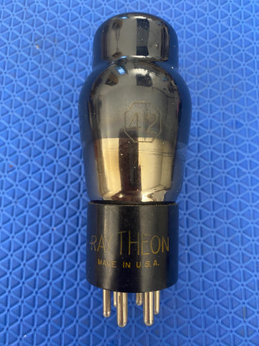 Raytheon Number / Type 42 #42 Black Bottle Vacuum Tube Valve