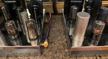 Load image into Gallery viewer, Matched Pair RCA 6SN7 6SN7GTB Vacuum Tubes Valves Steel Support Rods NOS-Testing

