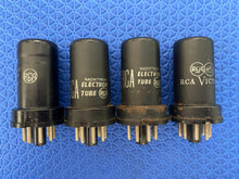 Load image into Gallery viewer, 4 RCA 6AC7 Vacuum Tubes Valves Lot Of Four
