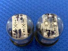 Load image into Gallery viewer, Matched Pair RCA 6SN7 6SN7GTB Vacuum Tubes Valves Steel Support Rods NOS-Testing
