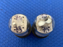 Load image into Gallery viewer, Matched Pair RCA 6SN7 6SN7GTB Vacuum Tubes Valves Copper Support Rods
