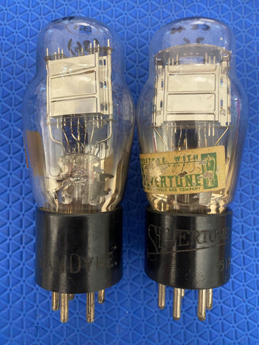 2 US-Made Number / Type 33 #33 Vacuum Tubes Valves Lot Of Two