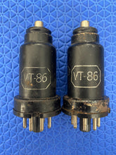 Load image into Gallery viewer, 2 Ken-Rad VT-86 6K7 6K7GT Milspec Vacuum Tubes Valves Lot Of Two
