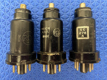 Load image into Gallery viewer, 3 RCA 6B8 VT-93 Milspec Vacuum Tubes Lot Of Three
