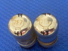 Load image into Gallery viewer, Matched Pair Sylvania 7F7 T-Plate Vacuum Tubes Valves
