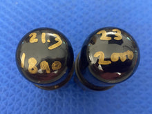 Load image into Gallery viewer, Matched Pair Tung-Sol 6K6 6K6GT Vacuum Tubes Valves Black Glass NOS-Testing
