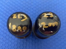 Load image into Gallery viewer, Matched Pair Tung-Sol 6K6 6K6GT Vacuum Tubes Valves Black Glass NOS-Testing
