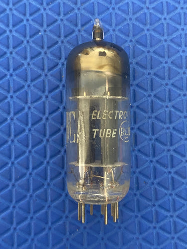RCA 12BH7 12BH7A Vacuum Tube Valve Black Plate Copper Support Rods NOS NIB
