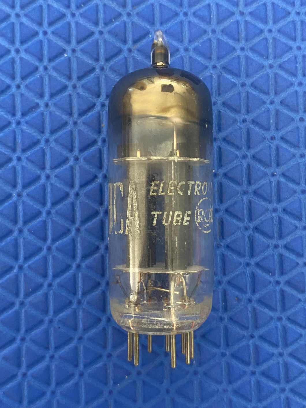 RCA 12BH7 12BH7A Vacuum Tube Valve Black Plate Copper Support Rods NOS NIB