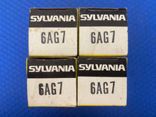 Load image into Gallery viewer, 4 Sylvania 6AG7 Vacuum Tubes Valves NOS NIB Lot Of Four
