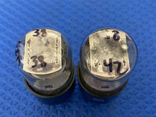 Load image into Gallery viewer, Matched Pair General Electric GE 12SL7 12SL7GT Vacuum Tubes Valves NOS NIB
