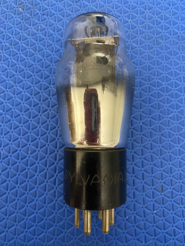 Sylvania Number / Type 43 #43 Vacuum Tube Valve Engraved / Stamped Base