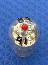 Load image into Gallery viewer, RCA Clear Top Red Tip Low Noise 6CG7 6FQ7 Vacuum Tube Valve With Shields

