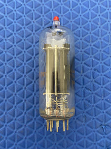 RCA Clear Top Red Tip Low Noise 6CG7 6FQ7 Vacuum Tube Valve With Shields