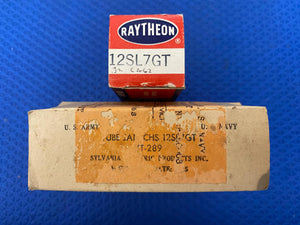 Matched Pair Sylvania 12SL7 12SL7GT Vacuum Tubes Valves NOS NIB