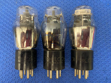 Load image into Gallery viewer, 3 Philco Number Type 42 #42 Vacuum Tubes Valves Engraved Bases Lot Of Three
