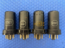 Load image into Gallery viewer, 4 US-Made 12SC7 Vacuum Tubes Valves NOS NIB Lot Of Four
