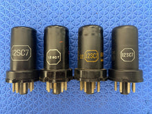 Load image into Gallery viewer, 4 US-Made 12SC7 Vacuum Tubes NOS NIB Lot Of Four
