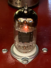 Load image into Gallery viewer, Sylvania Black Plate 5814 12AU7 12AU7A ECC82 Vacuum Tube Valve Milspec / Industrial 14MM Harp Getter For Your Bottlehead Or Univalve
