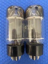 Load image into Gallery viewer, Matched Pair General Electric GE Fat Boy EL34 6CA7 Vacuum Tubes Valves NOS NIB
