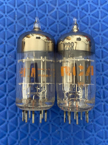 2 RCA 12BR7 Vacuum Tubes Valves NOS NIB Lot Of Two