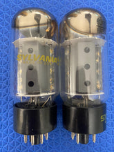 Load image into Gallery viewer, Matched Pair Sylvania EL34 6CA7 Fat Boy Output Tubes Valves NOS-Testing
