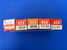 Load image into Gallery viewer, 5 RCA 6CL8 6CL8A Vacuum Tubes Valves NOS NIB Lot Of Five
