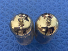 Load image into Gallery viewer, Matched Pair RCA 6CG7 / 6FQ7 Vacuum Tubes Valves With Shields And Anode Radiators NOS-Testing
