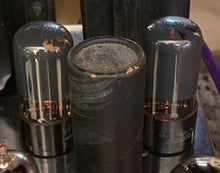 Load image into Gallery viewer, Matched Pair Hytron 6V6 6V6GT Vacuum Tubes Black Glass NOS-Testing
