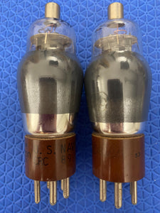 Matched Pair RCA Radiotron Number / Type 89 #89 Vacuum Tubes Valves NOS-Testing