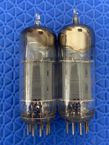 Matched Pair General Electric GE 12BH7 Vacuum Tubes Valves 12AU7 Substitute For Tube Rolling