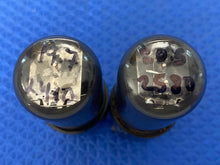 Load image into Gallery viewer, Matched Pair Sylvania 6V6 6V6GT JAN-CHS-6V6GT VT107A 6P6 6P6P Vacuum Tubes Valves Silver and Gray Milspec
