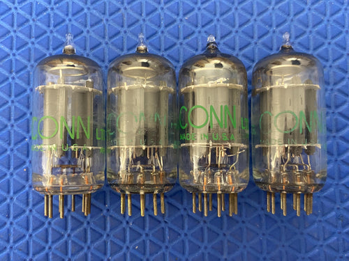 Matched Quad Sylvania 12AU7 12AU7A ECC82 Vacuum Tubes Valves CONN-Selected NOS-Testing