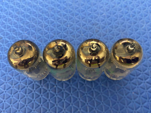 Matched Quad Sylvania 12AU7 12AU7A ECC82 Vacuum Tubes Valves CONN-Selected