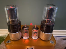 Load image into Gallery viewer, Matched Pair RCA 6K6 6K6GT Vacuum Tubes Valves Black Plate
