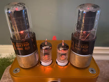 Load image into Gallery viewer, Matched Pair RCA 6K6 6K6GT Vacuum Tubes Valves Black Plate
