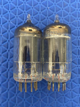 Load image into Gallery viewer, Matched Pair RCA 12AX7 / ECC82 Vacuum Tubes Valves 17MM Slant-Getter Black Plate
