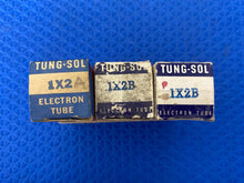 Load image into Gallery viewer, 3 Tung-Sol 1X2 1X2A 1X2B Vacuum Tubes Valves NOS NIB Lot Of Three
