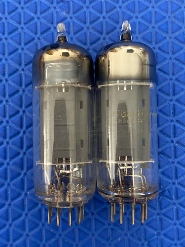 Matched Pair Westinghouse 12BH7 12BH7A Vacuum Tubes Valves NOS-Testing