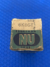 Load image into Gallery viewer, National Union NU 6K6 6K6GT Black Plate Vacuum Tube NOS NIB
