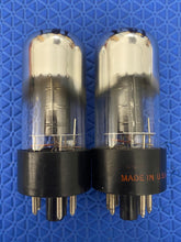 Load image into Gallery viewer, Matched Pair Sylvania 6K6 6K6GT Vacuum Tubes Valves Silver Tops
