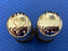 Load image into Gallery viewer, Matched Pair Sylvania 6K6 6K6GT Vacuum Tubes Silver Tops
