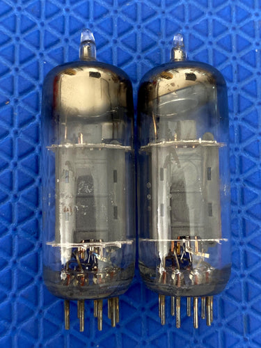 Matched Pair General Electric GE 12BH7 12BH7A Vacuum Tubes Valves 12AU7 Substitute For Tube Rolling