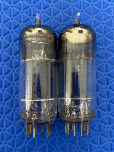 Matched Pair General Electric GE 12BH7 12BH7A Vacuum Tubes Valves 12AU7 Substitute For Tube Rolling NOS-Testing